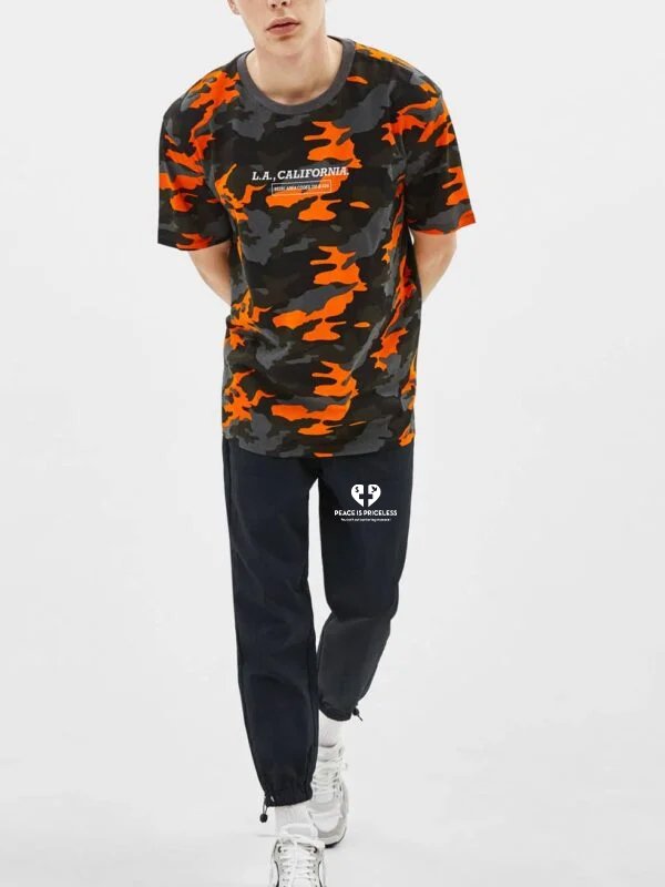 Grey Marl Roll Sleeve T-Shirt